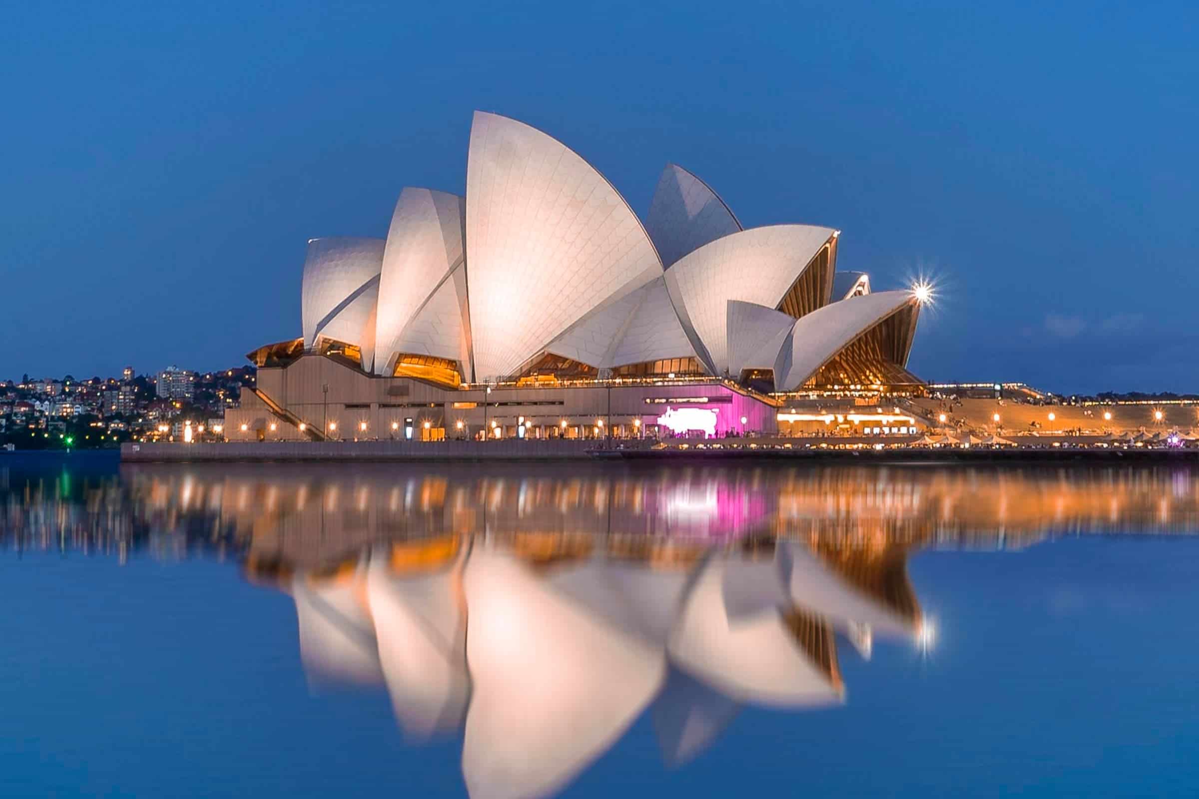 Sydney Opera House Night View