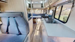 extra dining table 6 berth motorhome