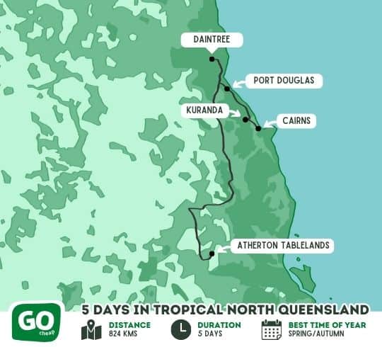 Top Destinations For 5 Days In Tropical North Queensland