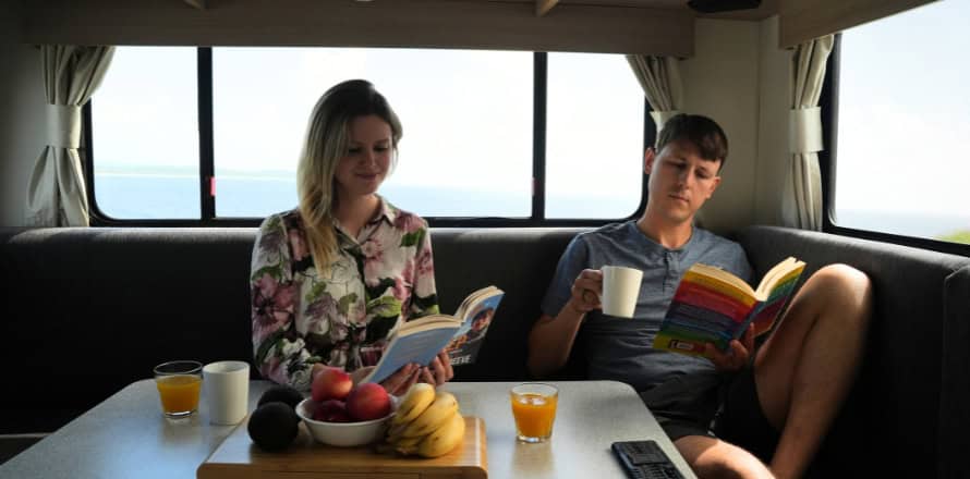 Couple relaxing