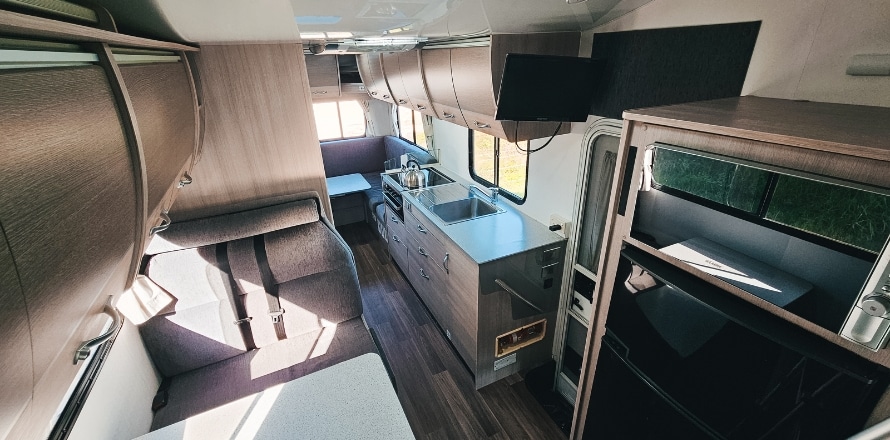 Campervan kitchen