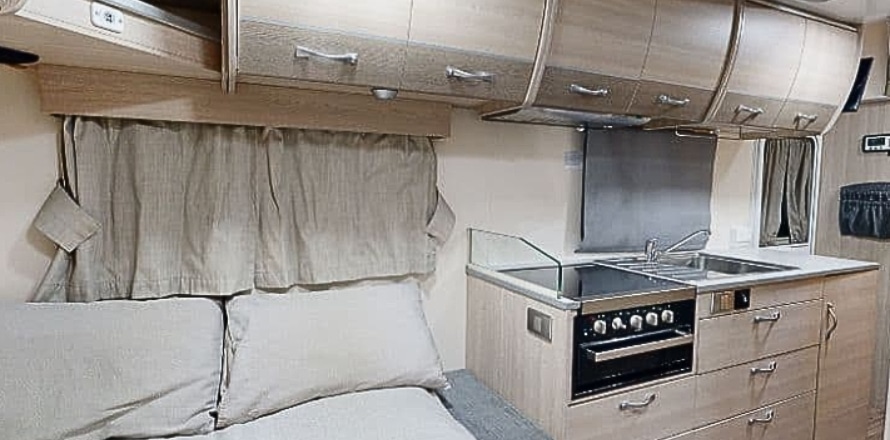 Spacious bed