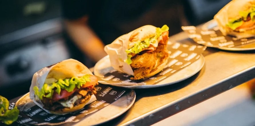 American style burgers