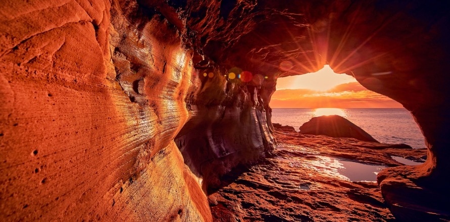 Manly Wormhole at sunrise