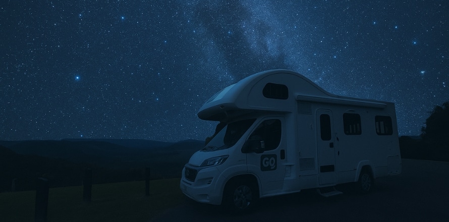 6 Berth Derwent Campervan perfect for stargazing