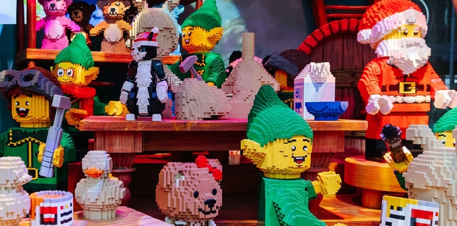 A Playful LEGO Christmas Story at Myers
