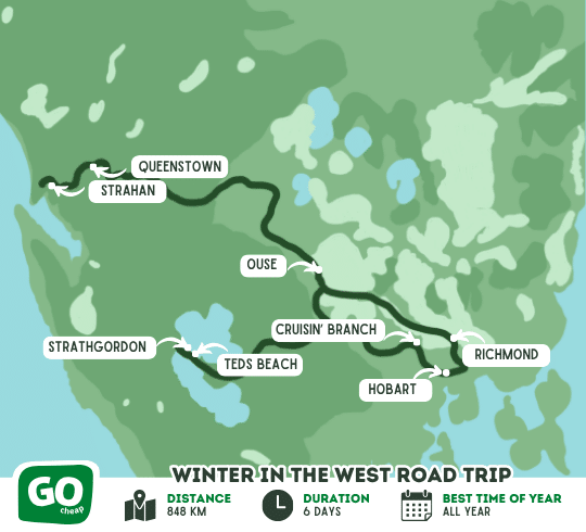 Embrace the cold in Tasmania’s West Coast